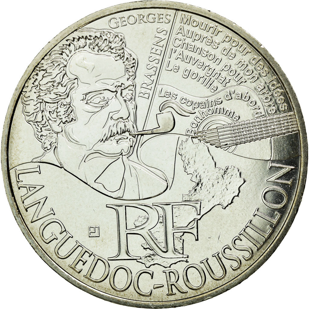 France, 10 Euro, 2012, MS(63), Silver, Gadoury:EU514, KM:1877