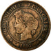 Moeda, França, Cérès, 5 Centimes, 1897, Paris, VF(30-35), Bronze, KM:821.1