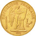 FRANCE, Génie, 20 Francs, 1891, Paris, KM #825, AU(50-53), Gold, Gadoury #1063,