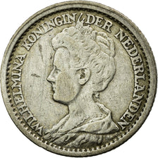 Coin, Netherlands, Wilhelmina I, 25 Cents, 1914, VF(30-35), Silver, KM:146