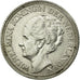 Coin, Netherlands, Wilhelmina I, 25 Cents, 1940, AU(50-53), Silver, KM:164