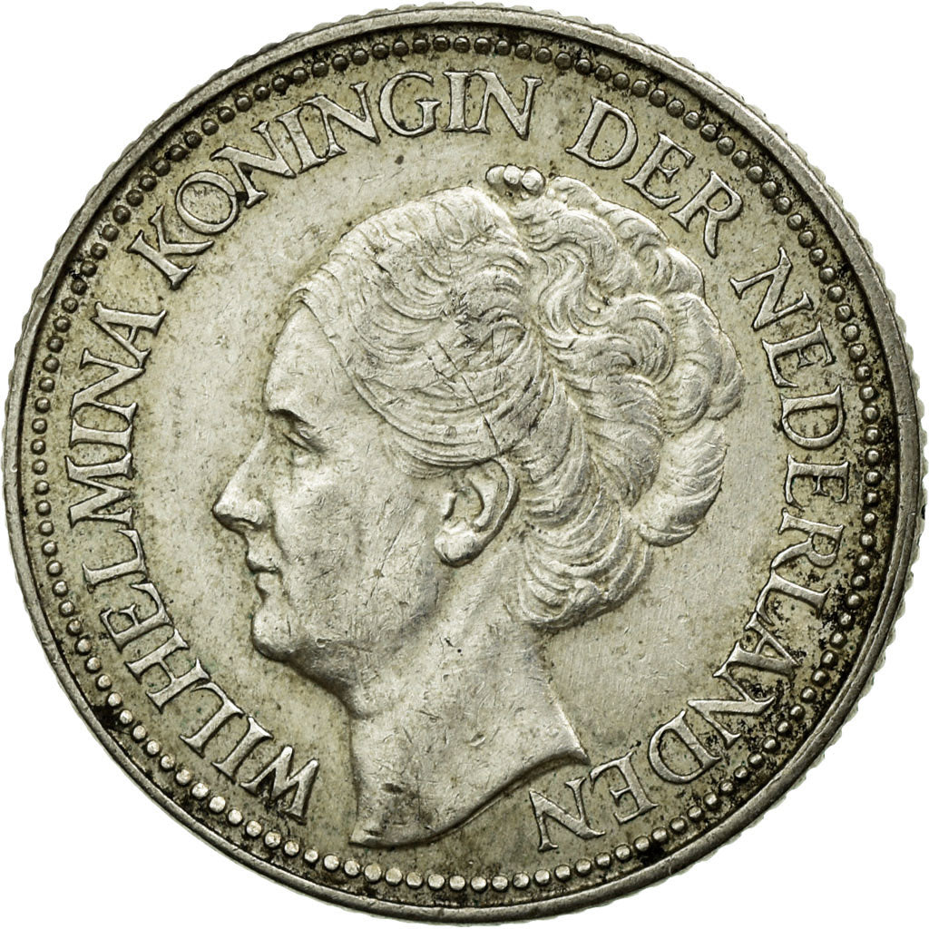 Monnaie, Pays-Bas, Wilhelmina I, 25 Cents, 1941, TTB+, Argent, KM:164