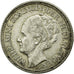 Monnaie, Pays-Bas, Wilhelmina I, 25 Cents, 1941, TTB+, Argent, KM:164