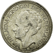 Coin, Netherlands, Wilhelmina I, 25 Cents, 1941, AU(50-53), Silver, KM:164