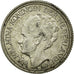 Coin, Netherlands, Wilhelmina I, 25 Cents, 1941, AU(50-53), Silver, KM:164