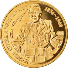 Suiza, medalla, Henri Guisan, Général, Politics, Society, War, SC+, Cobre -