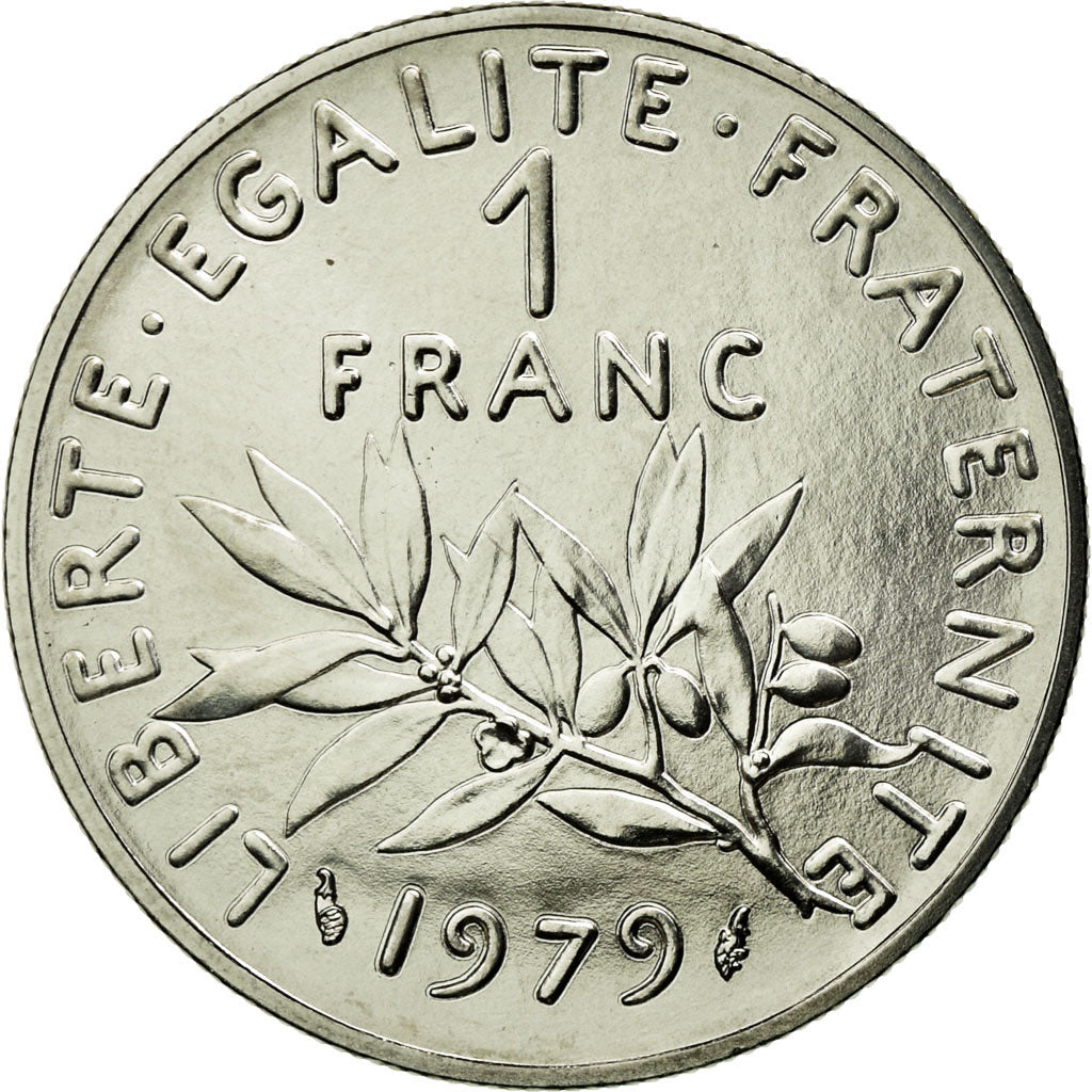 Coin, France, Semeuse, Franc, 1979, Paris, MS(65-70), Nickel, KM:925.1