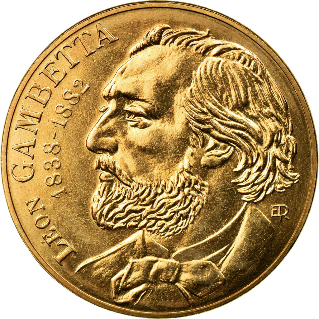Coin, France, Gambetta, 10 Francs, 1982, Paris, MS(65-70), Nickel-Bronze