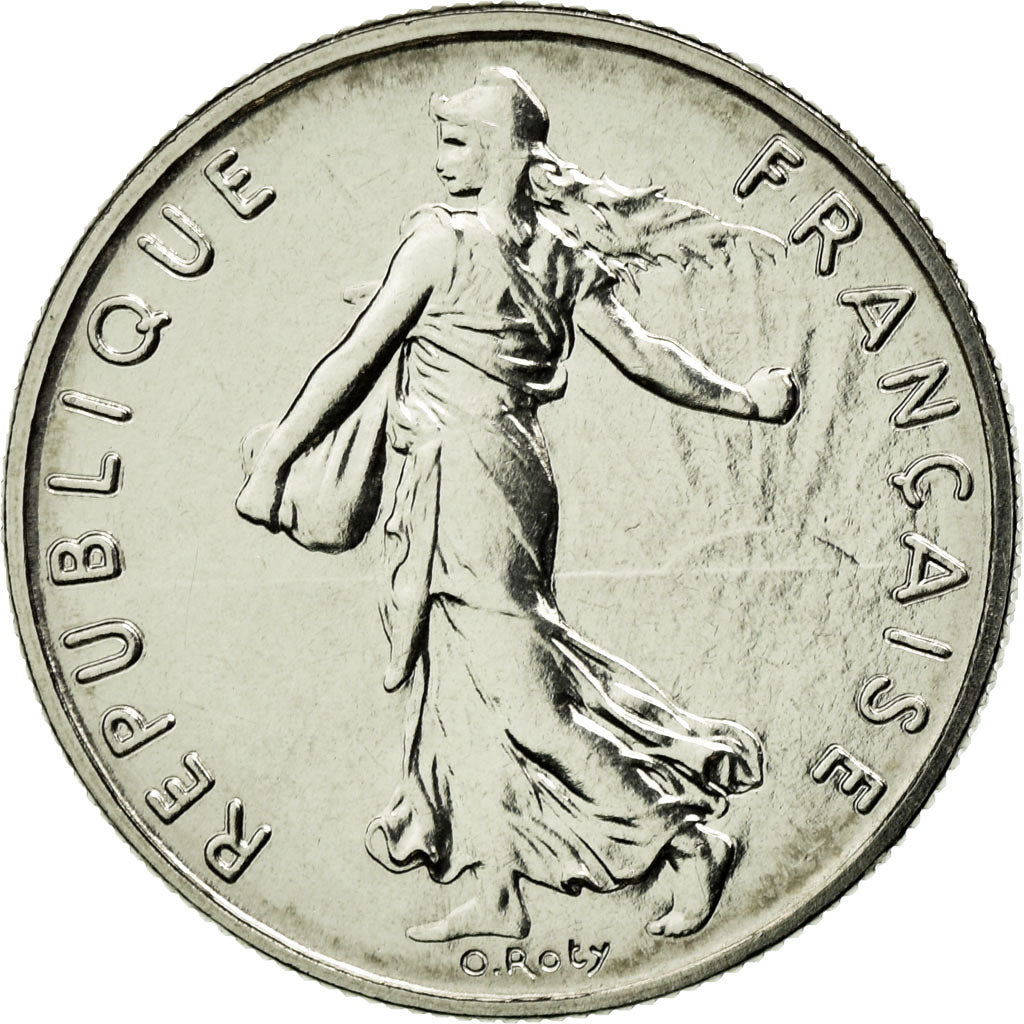 Coin, France, Semeuse, 1/2 Franc, 1982, Paris, MS(65-70), Nickel, KM:931.1