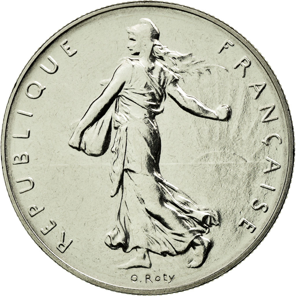 Coin, France, Semeuse, Franc, 1981, Paris, MS(65-70), Nickel, KM:925.1