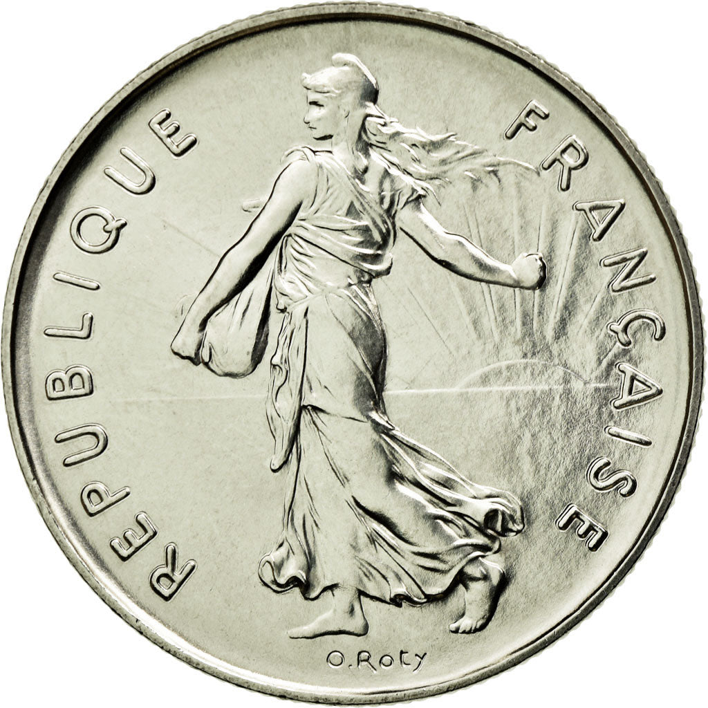 Coin, France, Semeuse, 5 Francs, 1981, Paris, MS(65-70), Nickel Clad