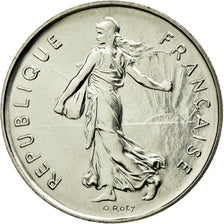 Coin, France, Semeuse, 5 Francs, 1981, Paris, MS(65-70), Nickel Clad