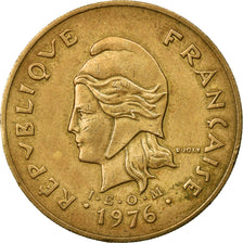 Coin, New Caledonia, 100 Francs, 1976, Paris, AU(50-53), Nickel-Bronze, KM:15