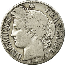 Coin, France, Cérès, Franc, 1887, Paris, VF(30-35), Silver, KM:822.1