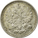 Coin, Russia, Nicholas II, 5 Kopeks, 1906, St. Petersburg, AU(55-58), Silver
