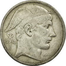 Coin, Belgium, 50 Francs, 50 Frank, 1948, EF(40-45), Silver, KM:137