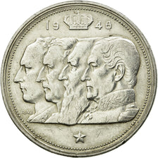 Coin, Belgium, 100 Francs, 100 Frank, 1948, EF(40-45), Silver, KM:139.1