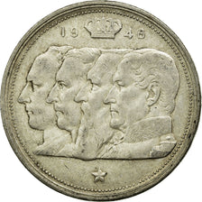 Coin, Belgium, 100 Francs, 100 Frank, 1948, EF(40-45), Silver, KM:139.1