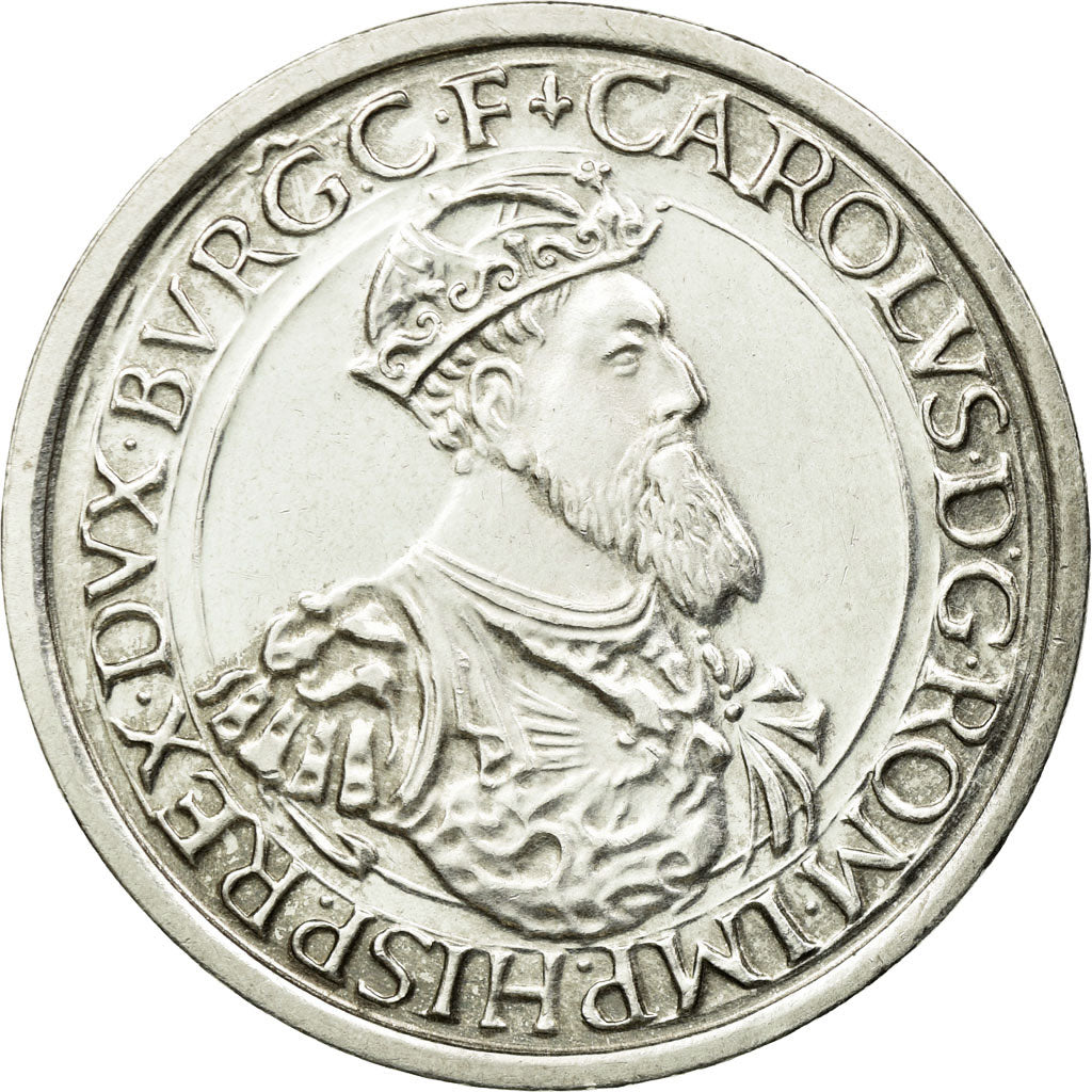 Coin, Belgium, 5 Ecu, 1987, AU(55-58), Silver, KM:166
