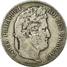Coin, France, Louis-Philippe, 5 Francs, 1839, Paris, VF(20-25), Silver
