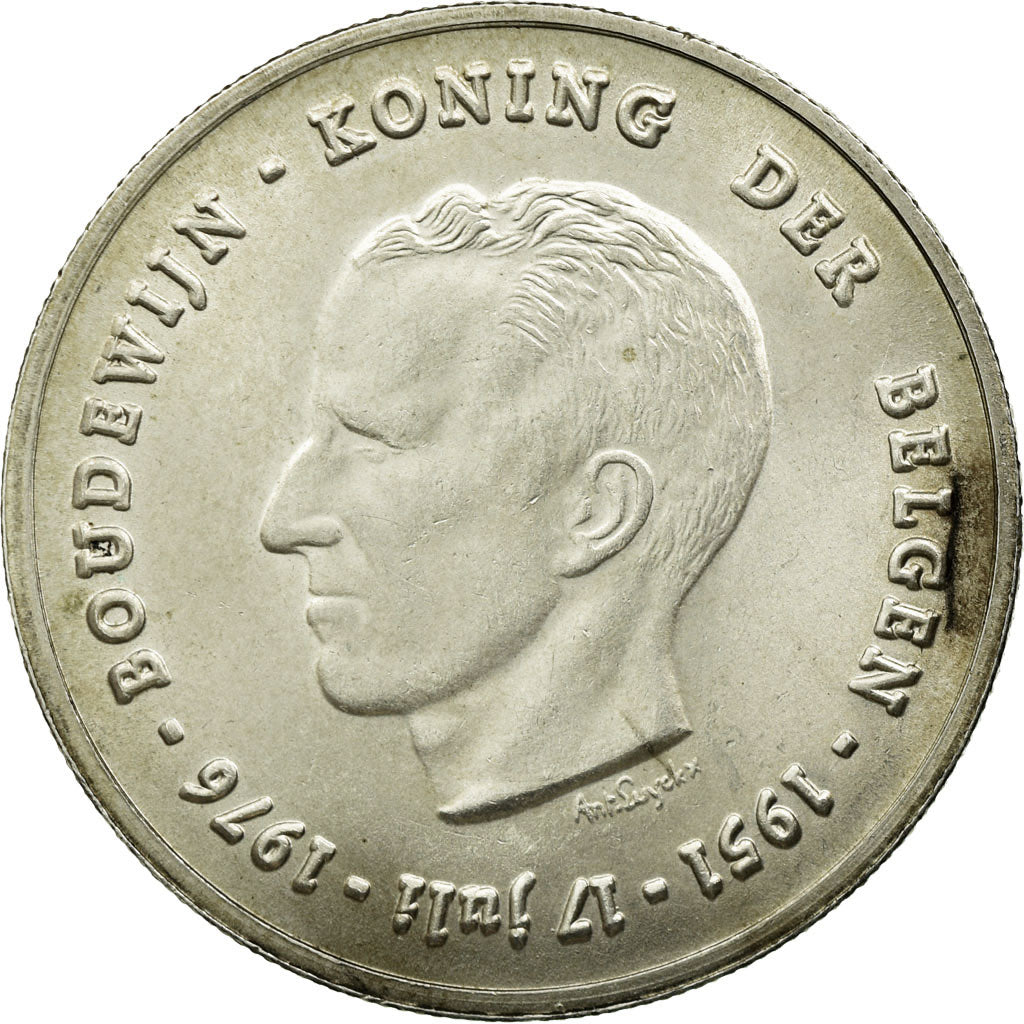 Moneta, Belgio, 250 Francs, 250 Frank, 1976, Brussels, BB+, Argento, KM:158.1