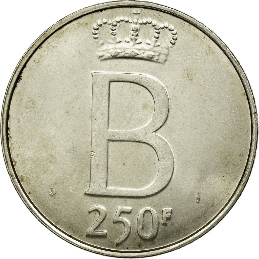 Moneta, Belgio, 250 Francs, 250 Frank, 1976, Brussels, BB+, Argento, KM:158.1