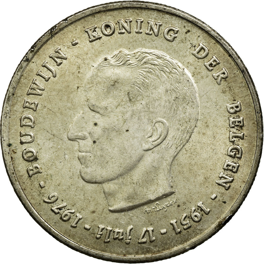 Coin, Belgium, 250 Francs, 250 Frank, 1976, Brussels, AU(50-53), Silver
