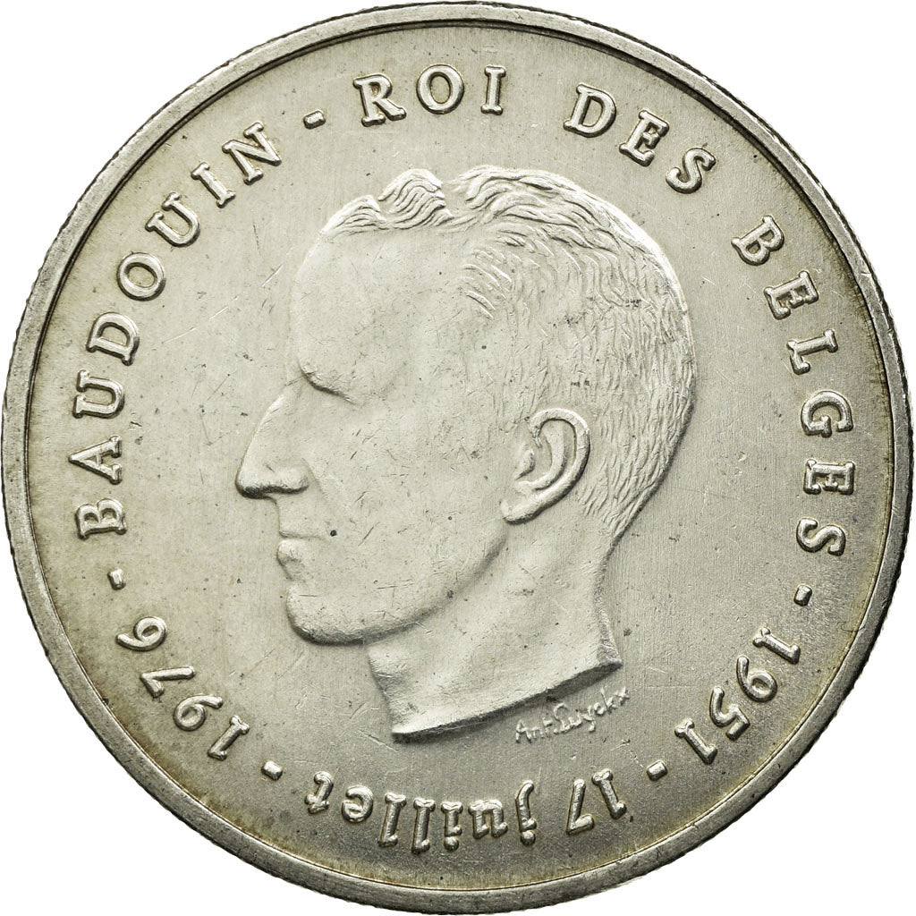 Monnaie, Belgique, 250 Francs, 250 Frank, 1976, TTB+, Argent, KM:157.1