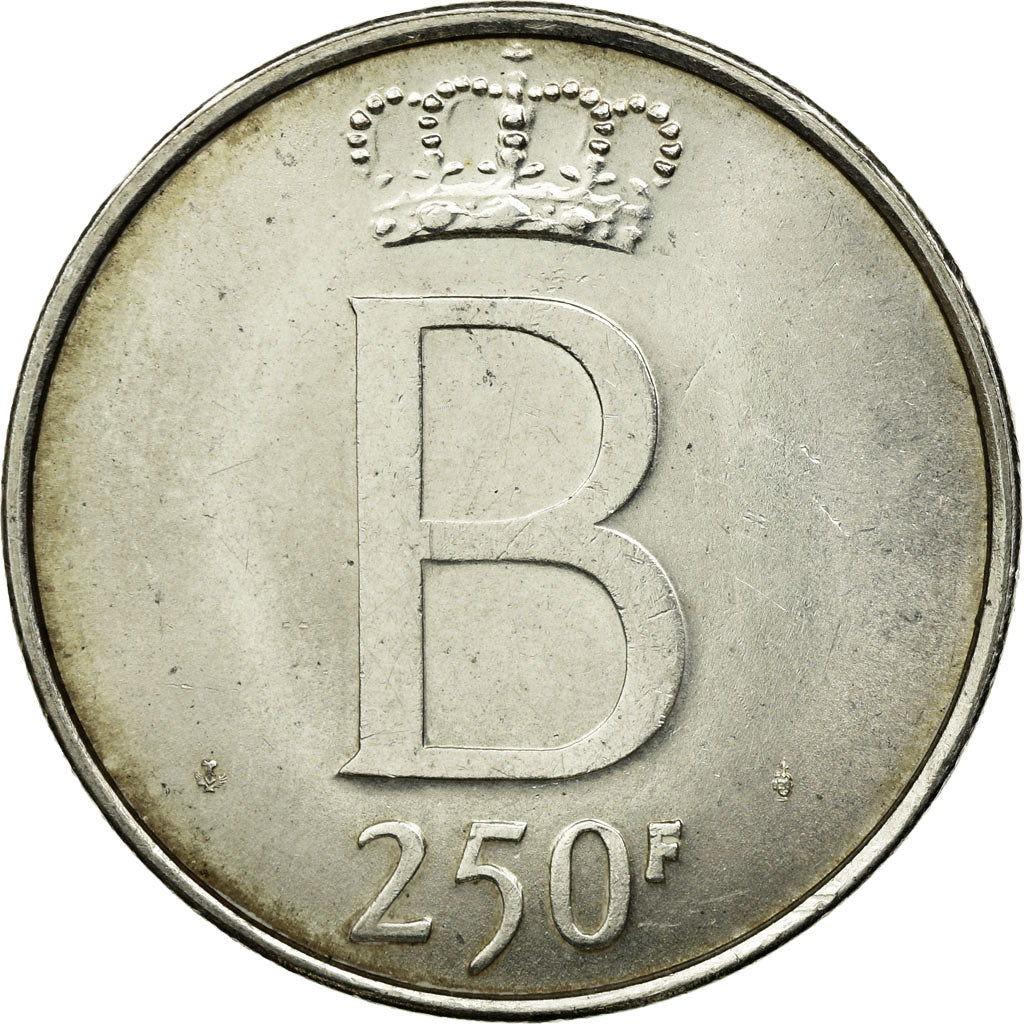 Monnaie, Belgique, 250 Francs, 250 Frank, 1976, TTB+, Argent, KM:157.1