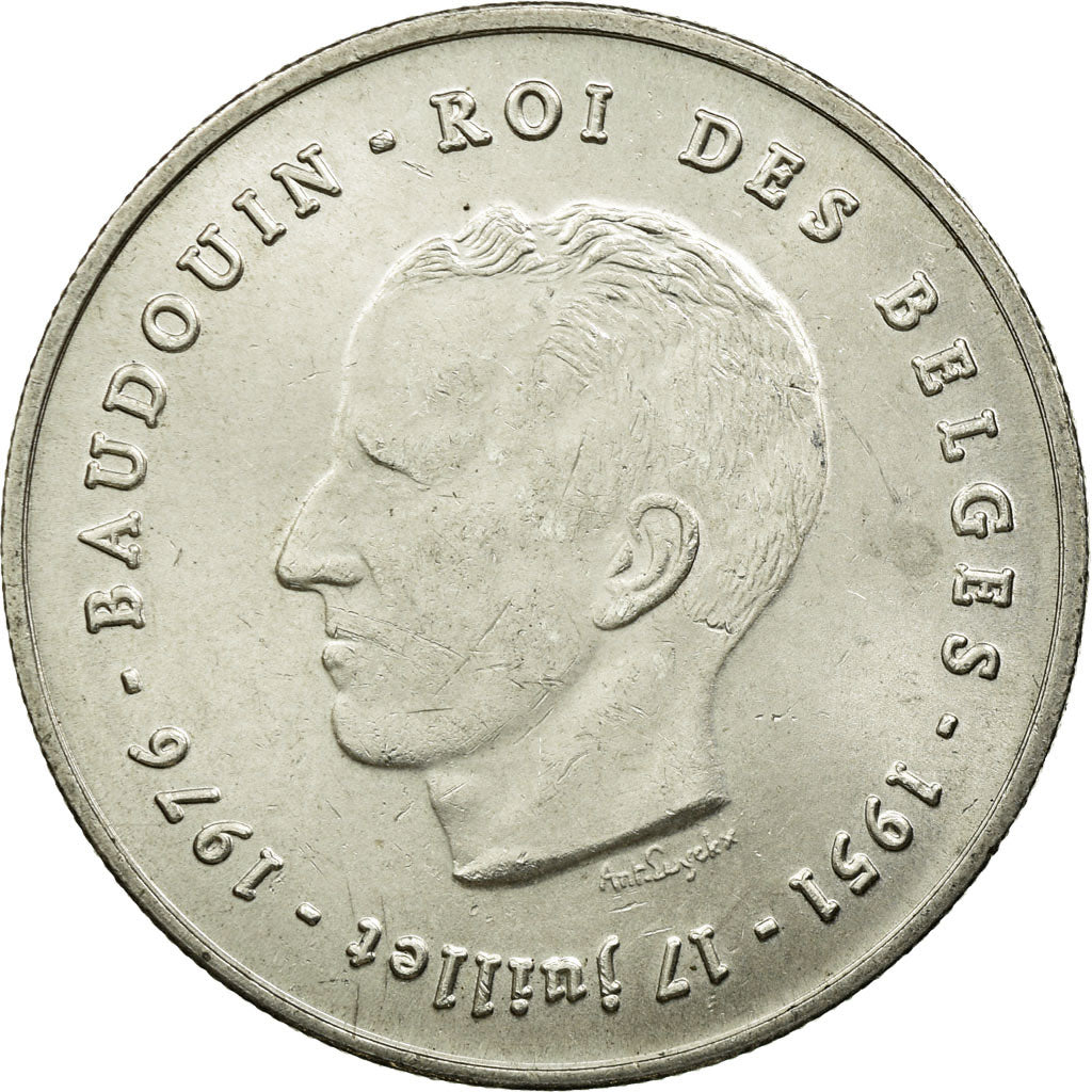 Monnaie, Belgique, 250 Francs, 250 Frank, 1976, TTB+, Argent, KM:157.1