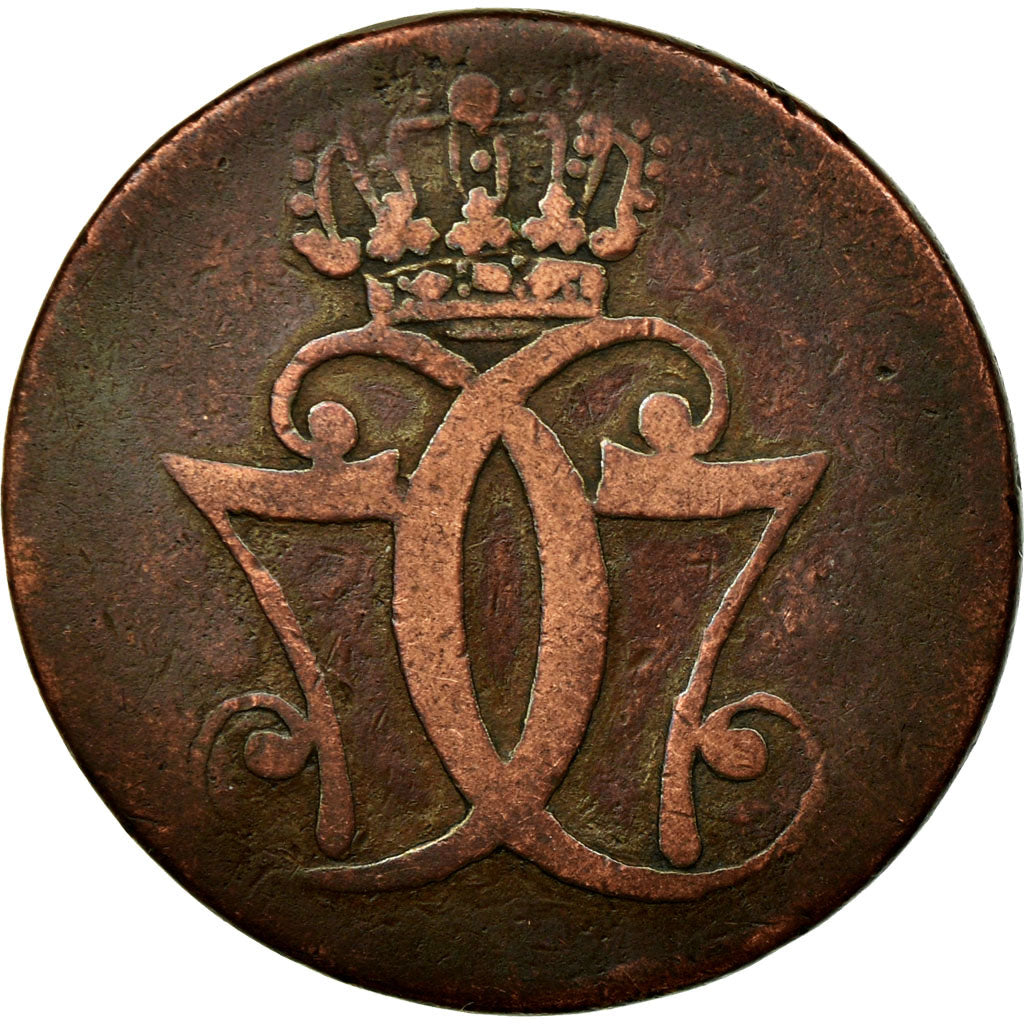 Coin, Denmark, Christian VII, Skilling, 1771, VF(30-35), Copper, KM:616.3