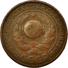 Coin, Russia, 3 Kopeks, 1924, EF(40-45), Bronze, KM:78