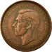 Coin, Great Britain, George VI, Penny, 1947, EF(40-45), Bronze, KM:845