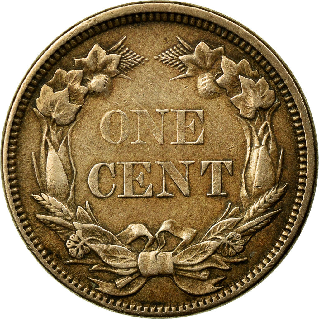 Coin, United States,Flying Eagle Cent,1858,Philadelphia,AU(50-53)