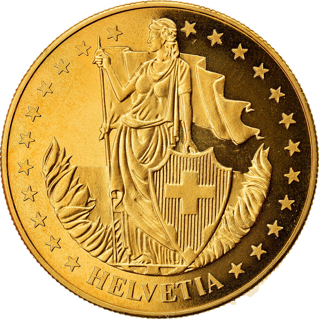 Zwitserland, Medaille, Albert Einstein, Sciences & Technologies, UNC