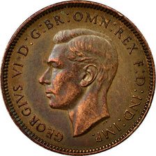 Coin, Great Britain, George VI, Farthing, 1946, AU(50-53), Bronze, KM:843