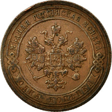 Monnaie, Russie, Nicholas II, Kopek, 1904, Saint-Petersburg, TTB+, Cuivre