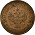 Monnaie, Russie, Nicholas II, Kopek, 1904, Saint-Petersburg, TTB+, Cuivre