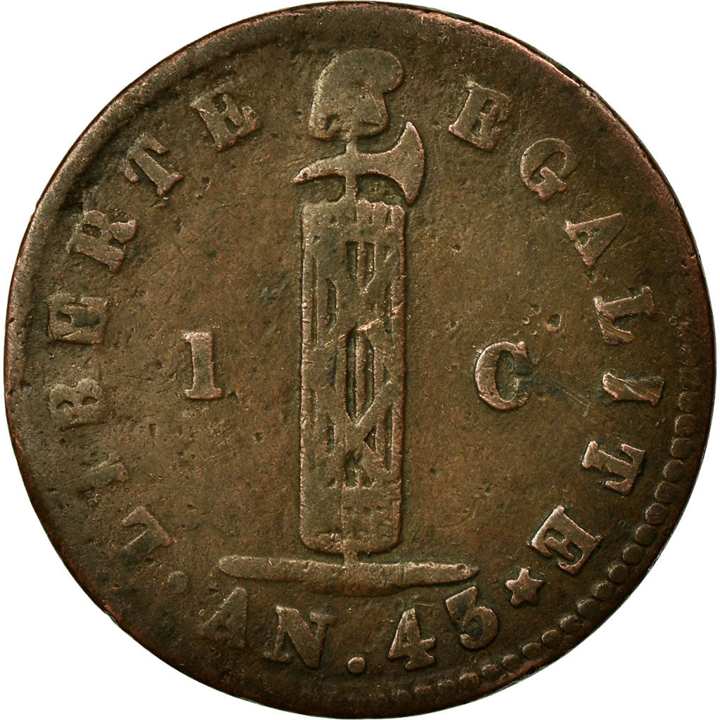 Coin, Haiti, Centime, 1846, VF(30-35), Copper, KM:25.2