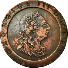 Coin, Great Britain, George III, 2 Pence, 1797, EF(40-45), Copper, KM:619
