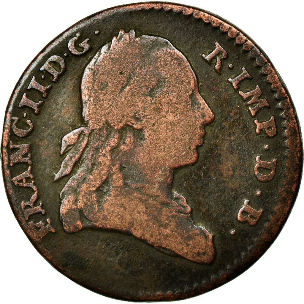 Monnaie, AUSTRIAN NETHERLANDS, Franz II, Liard, Oord, 1794, Bruxelles, TB+