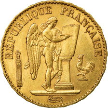 Coin, France, Génie, 20 Francs, 1877, Paris, AU(50-53), Gold, KM:825