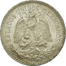 Moneda, México, 50 Centavos, 1945, Mexico City, EBC, Plata, KM:447