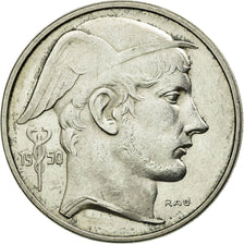 Coin, Belgium, 50 Francs, 50 Frank, 1950, AU(50-53), Silver, KM:137