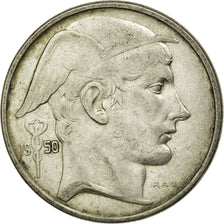 Coin, Belgium, 50 Francs, 50 Frank, 1950, EF(40-45), Silver, KM:137
