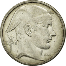 Coin, Belgium, 50 Francs, 50 Frank, 1949, EF(40-45), Silver, KM:136.1