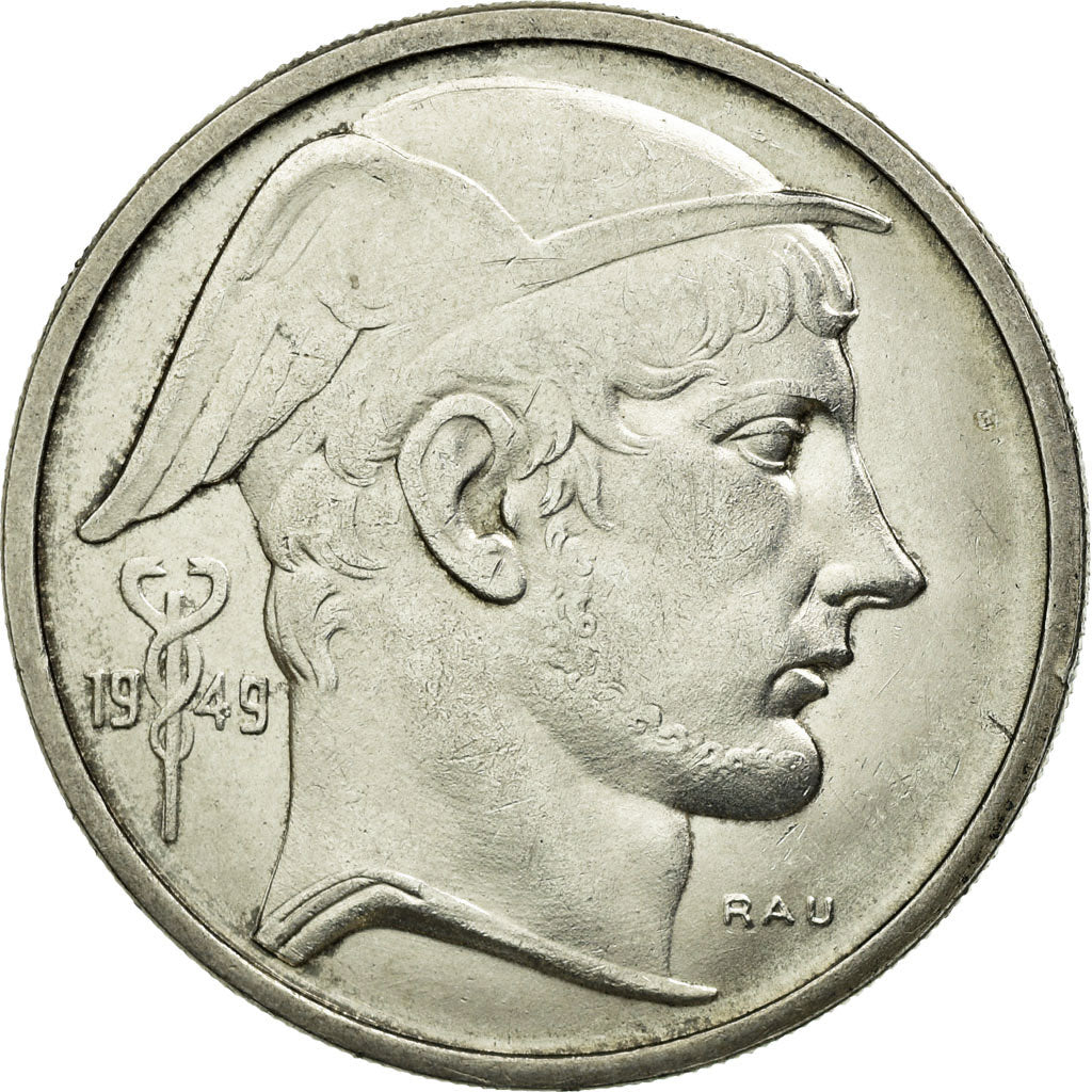 Monnaie, Belgique, 50 Francs, 50 Frank, 1949, TTB+, Argent, KM:136.1
