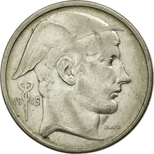 Coin, Belgium, 50 Francs, 50 Frank, 1949, EF(40-45), Silver, KM:136.1