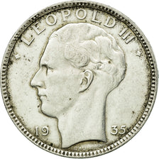Coin, Belgium, 20 Francs, 20 Frank, AU(50-53), Silver, KM:105