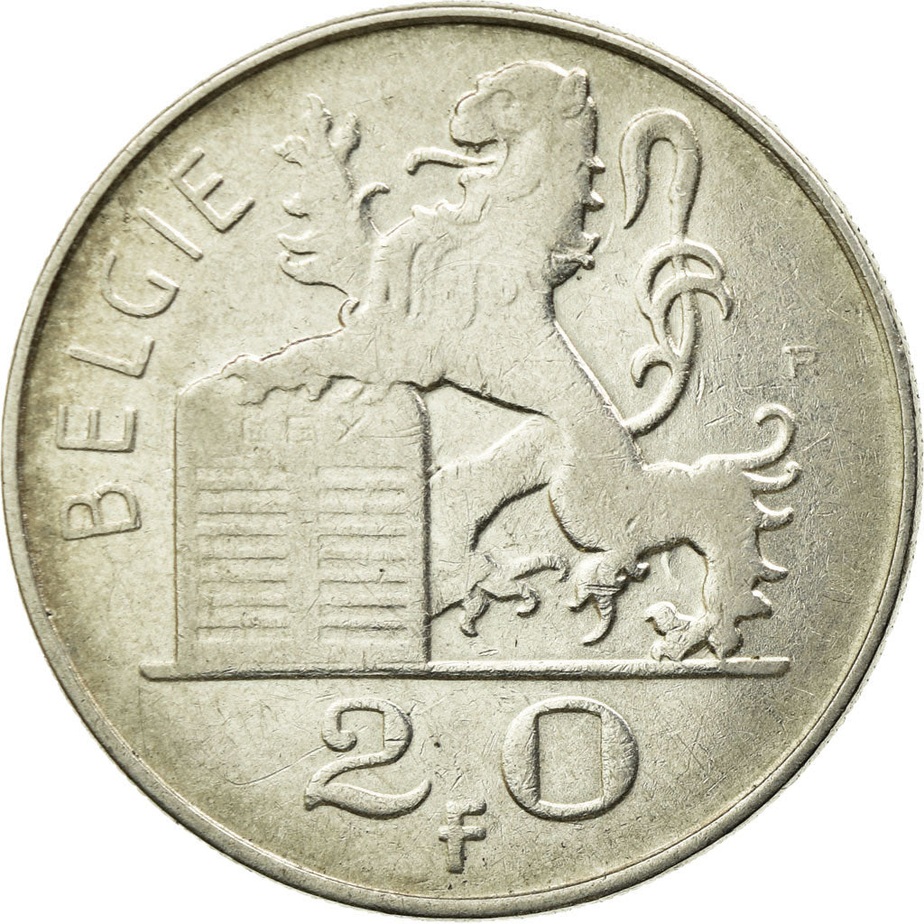 Monnaie, Belgique, 20 Francs, 20 Frank, 1951, TTB+, Argent, KM:141.1